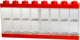 Minifigure Display Case 16 – Red