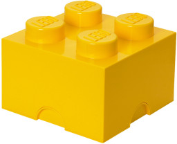 4 stud Yellow Storage Brick
