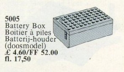 Battery Box Grey 4.5V for use with Basic set 816