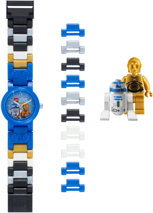 C 3PO and R2 D2 Minifigure Watch