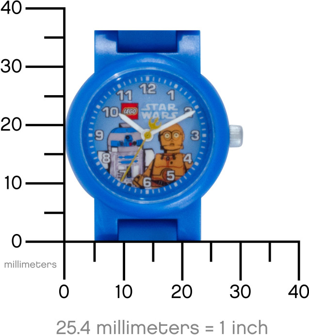 C 3PO and R2 D2 Minifigure Watch