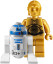 C 3PO and R2 D2 Minifigure Watch