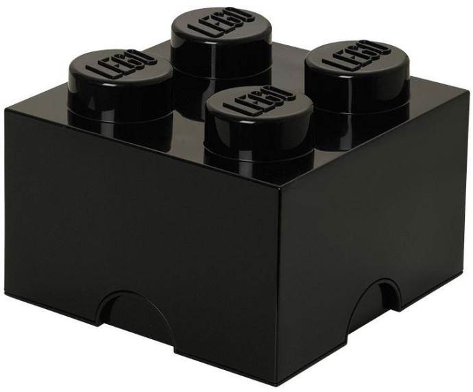 4 stud Black Storage Brick