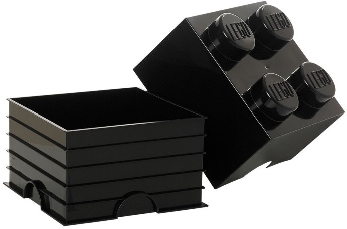 4 stud Black Storage Brick