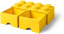 8 stud Bright Yellow Storage Brick Drawer