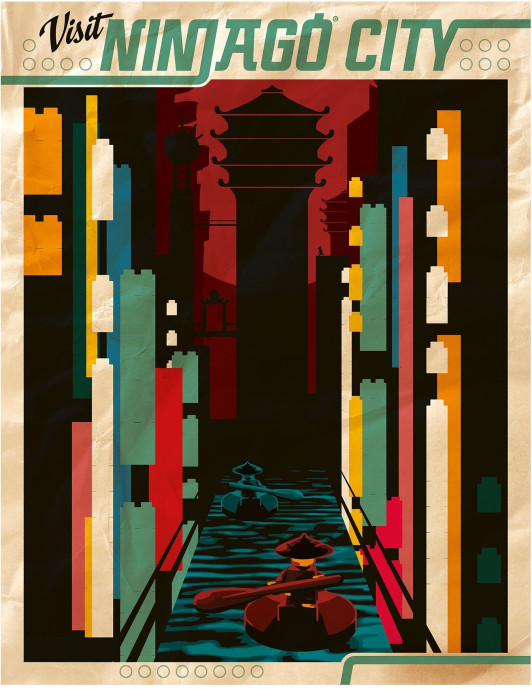 LEGO NINJAGO City Poster