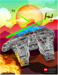 Millennium Falcon Poster