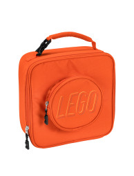Taška na svačinu ve tvaru LEGO® kostky – oranžová