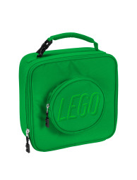 Taška na svačinu ve tvaru LEGO® kostky – zelená