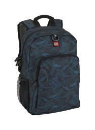Klasický batoh s modrou potlačou