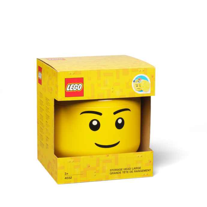 LEGO® Úložný box v tvare hlavy – veľký