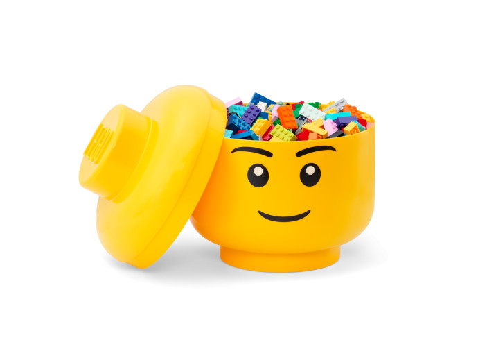LEGO® Úložný box v tvare hlavy – veľký
