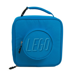Taška na svačinu ve tvaru LEGO® kostky – modrá