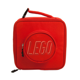 Taška na svačinu ve tvaru LEGO® kostky – červená