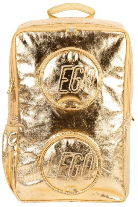 Gold Metallic Brick Backpack