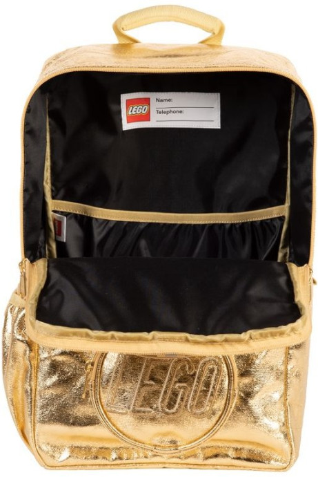 Gold Metallic Brick Backpack