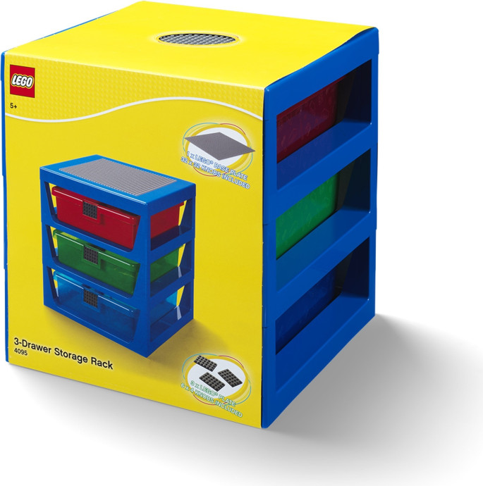 Transparent Blue LEGO Rack System