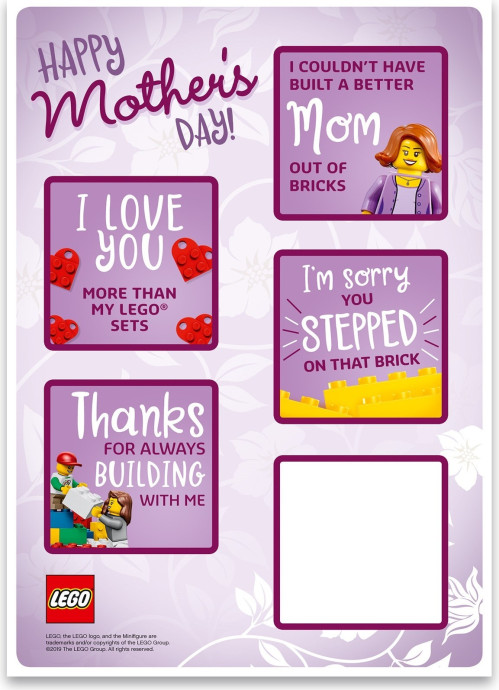 Buildable Mothers' day card