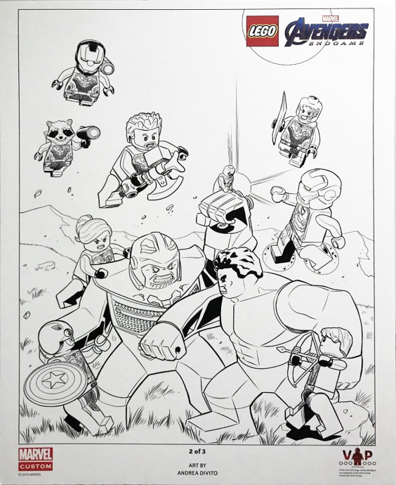 Avengers: Endgame Black & White Art Print