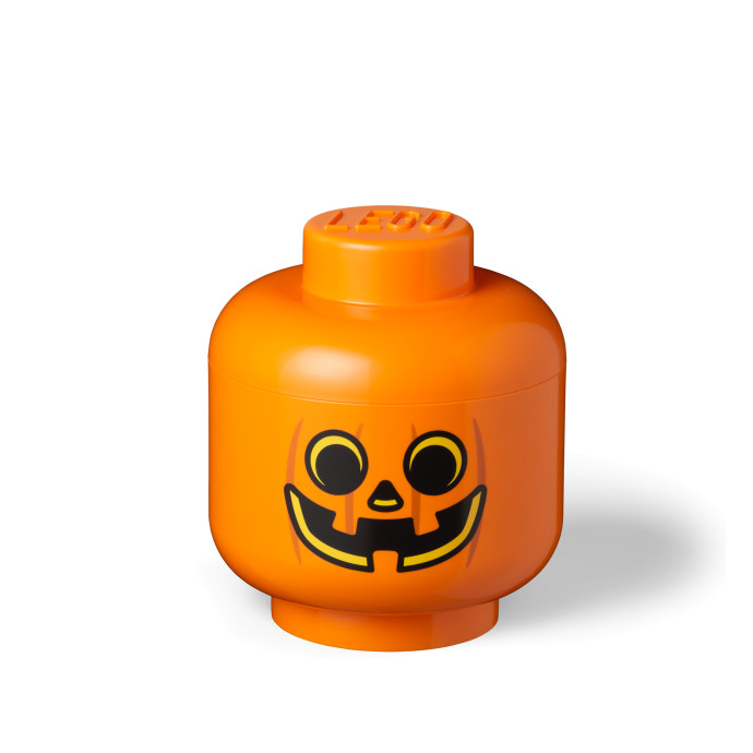 Velký LEGO® úložný box – halloweenská dýně