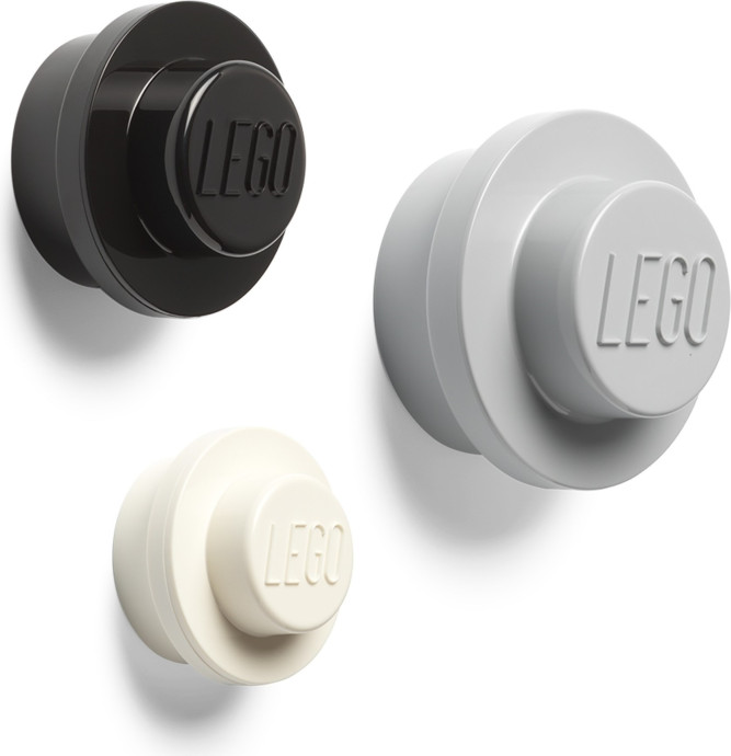 White Black and Gray Wall Hanger Set