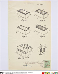 Belgian Patent LEGO Elements 1963