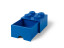 Modrý úložný box ve tvaru kostky se 4 výstupky