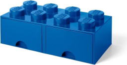 Zásuvka v tvare kocky s 8 výstupkami – modrá