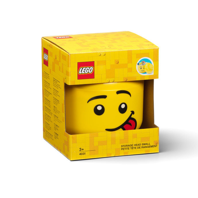 Malý úložný box – hlava (bláznivý výraz)