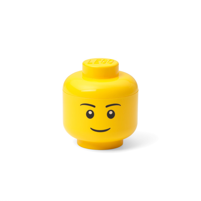 Miniatúrna úložná hlava chlapca – svetložltá