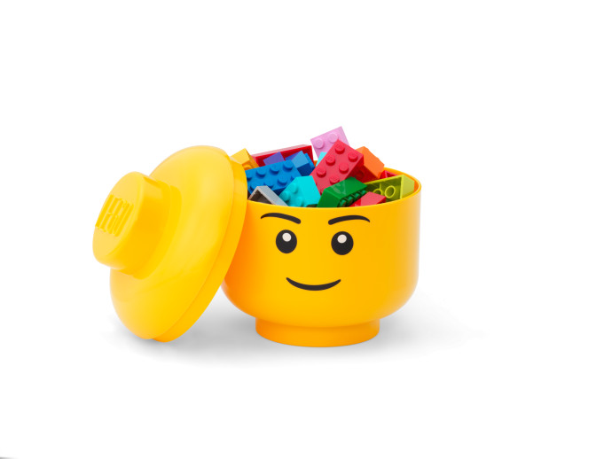 Miniatúrna úložná hlava chlapca – svetložltá