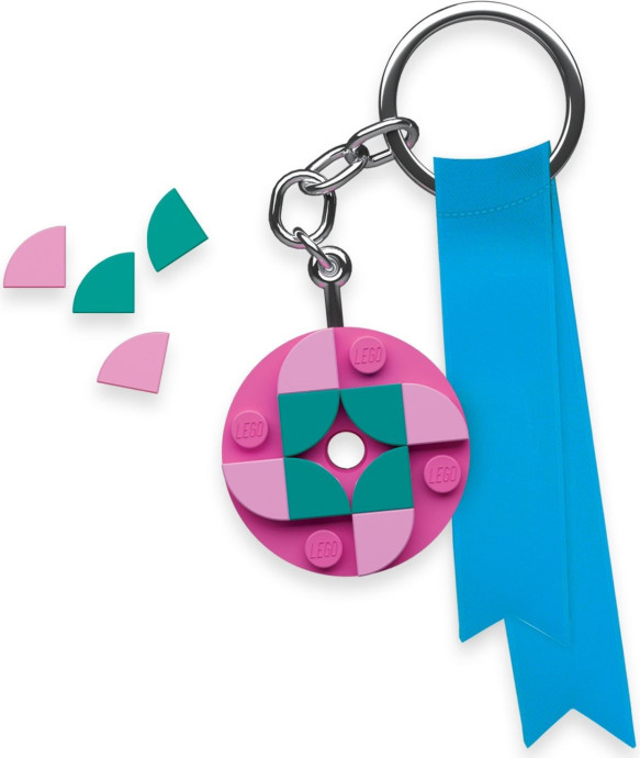 Round 4x4 Key Chain