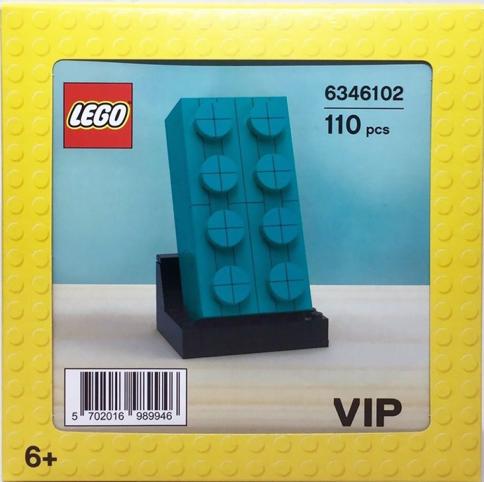 Buildable 2x4 Teal Brick