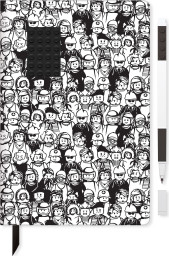 Mini Figure Notebook with gel pen