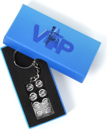 VIP Metal Key Chain 2x4 Plate