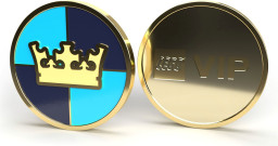 Castle logo collectable coin