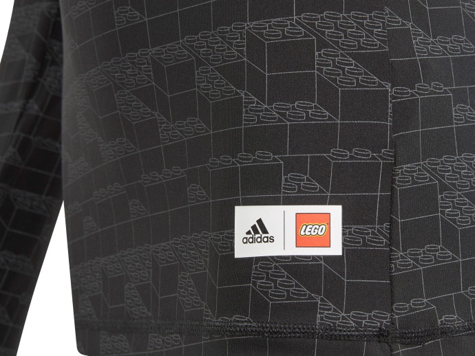 Adidas Bricks Long Sleeve Fitted T Shirt
