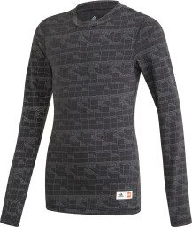 Adidas Bricks Long Sleeve Fitted T Shirt