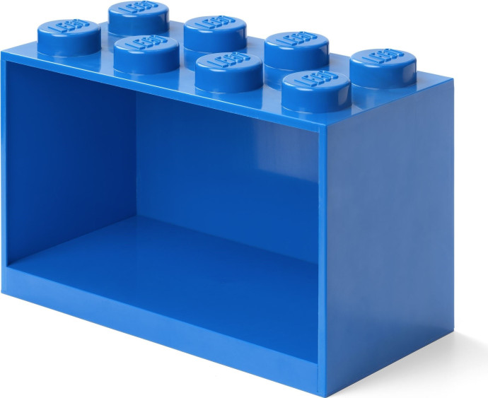 Brick Shelf 8 Knobs Blue