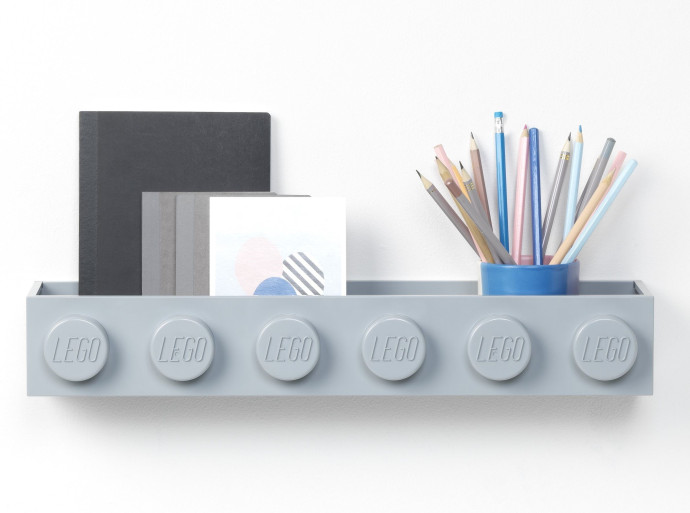 Brick Bookrack Grey