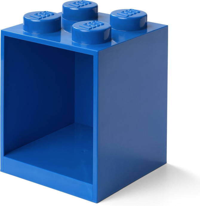 Brick Shelf 4 Knobs Blue