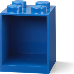 Brick Shelf 4 Knobs Blue