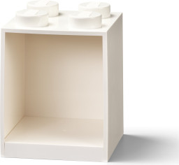 Brick Shelf 4 Knobs White