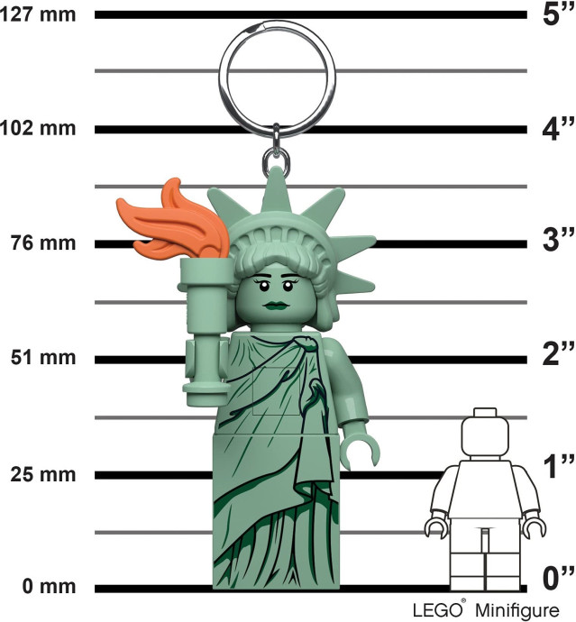 Statue of Liberty Keychain Light