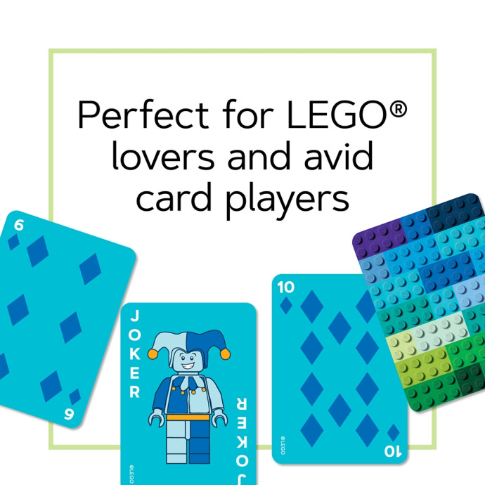 Hracie karty s motívom kociek LEGO®
