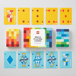Hracie karty s motívom kociek LEGO®
