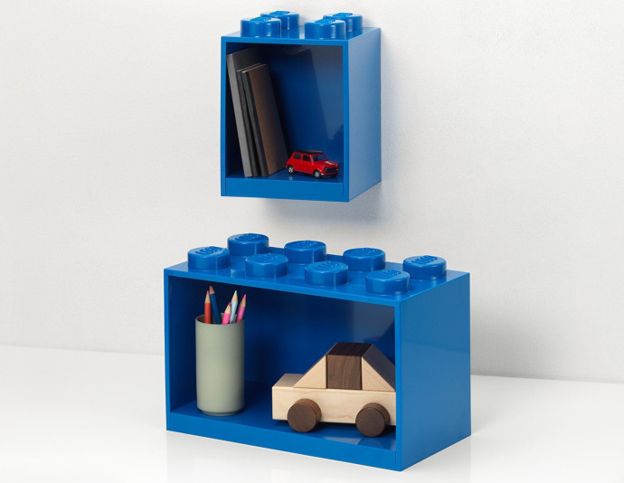 Brick Shelf Set Blue