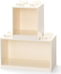 Brick Shelf Set White
