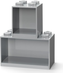 Brick Shelf Set Gray