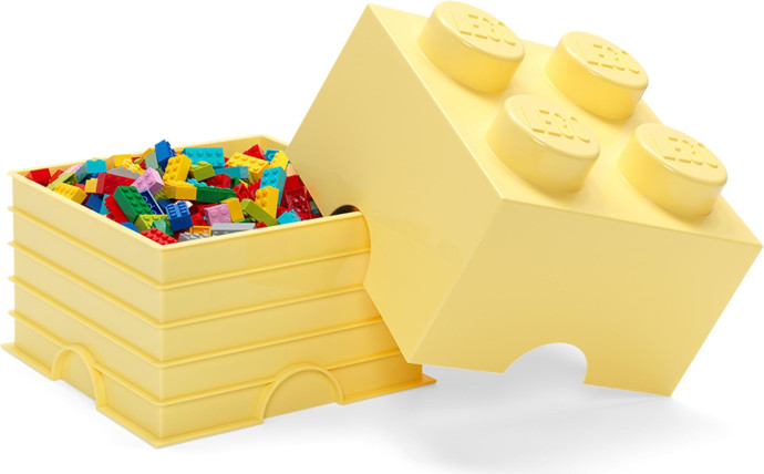4 Stud Storage Brick Cool Yellow